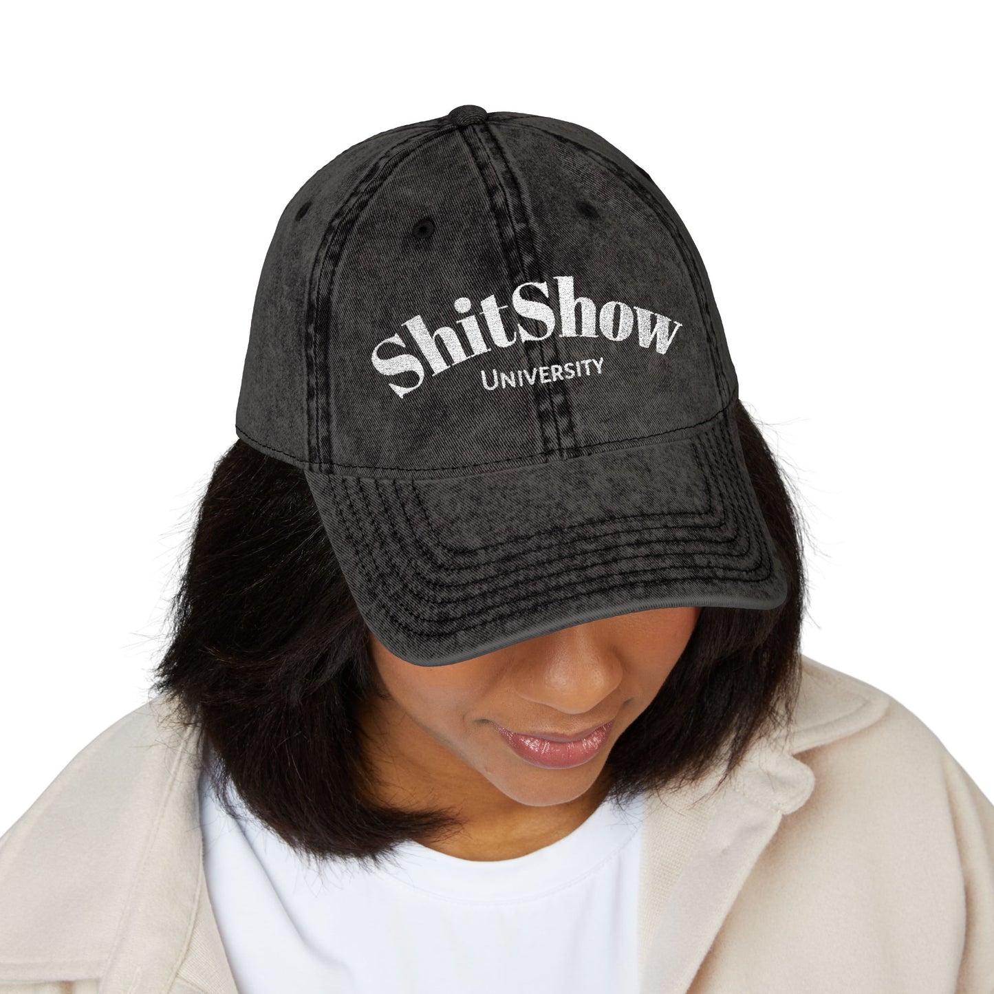 "Shit Show" Vintage Embroidered Cap